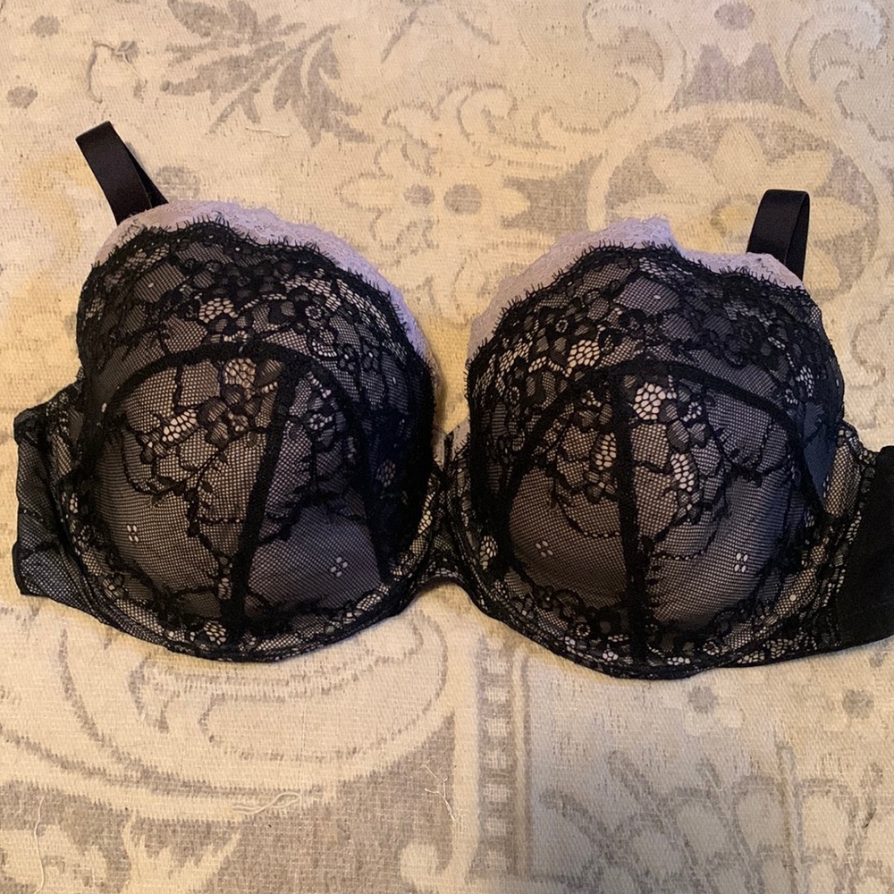 Adore Me Lacey Black Bra
